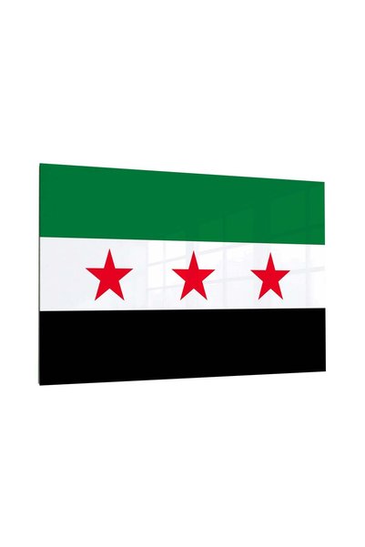 BLANKD Syria Flag Metal Poster - Magnetic Wall Art Print
