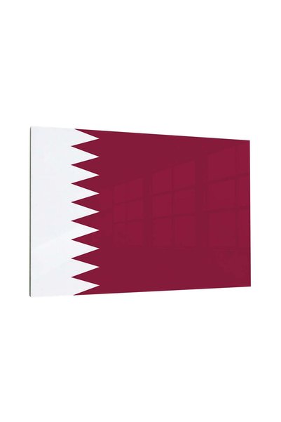 BLANKD Qatar Flag Metal Poster - Magnetic Wall Art Print