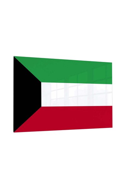 BLANKD Kuwait Flag Metal Poster - Magnetic Wall Art Print