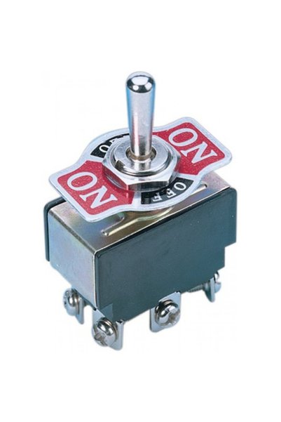 Generic مفتاح تبديل قابل للتكيف ON OFF ON 6Pin 6A 250VAC 10A 125VAC