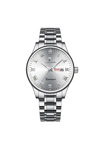 Bluejw JLANDA Hot Selling Men's Quartz Watch Luminous Hand Automatic Date 30M...