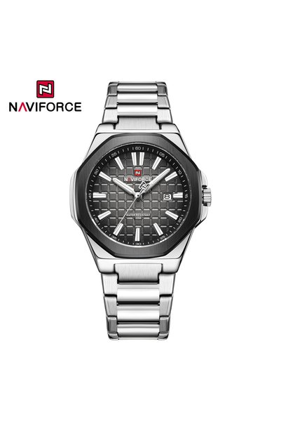 Bluejw NAVIFORCE NF9258 Man Watch Men's Top Brand Luxury Stainless Steel Busi...