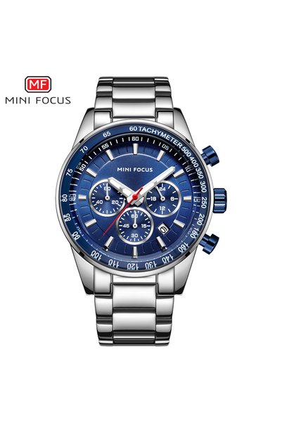 Bluejw ساعات رجالية ميني فوكس MF0187G بشعار مخصص، ساعات كرونوغراف كلاسيكية فا...