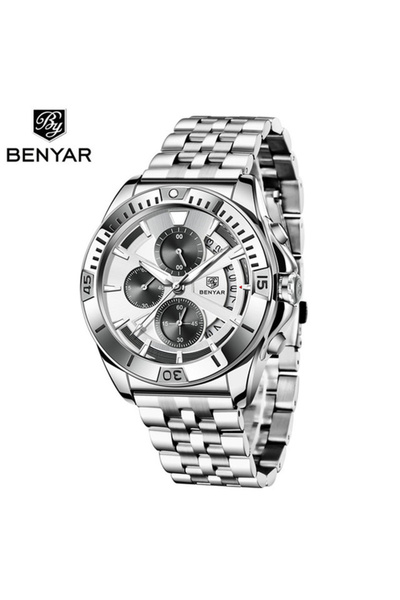 Bluejw BENYAR 2021 New Men's Watch Six Pins Top Luxury Brand Quartz Watches M...