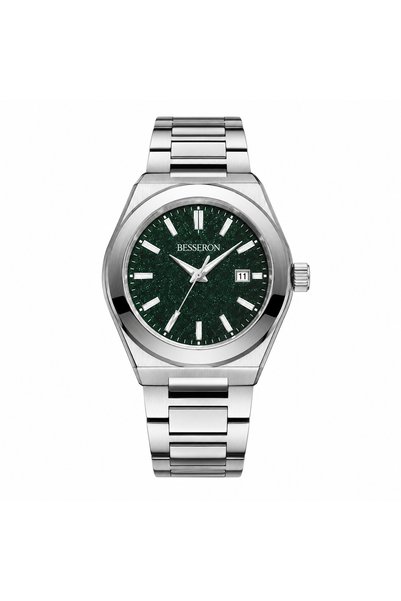 Bluejw Luxury Dust Style Dial Watch for Men Stainless Steel Quartz Men's Watc...