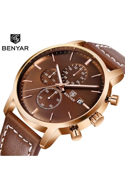 Bluejw BENYAR 5146 Men's Watches ClassicFashion Waterproof Quartz Mens Design...
