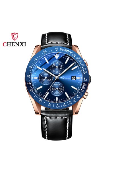 Bluejw Chenxi Watch Men 960 Fashion Chronograph Quartz Wristwatches Men's Mul...