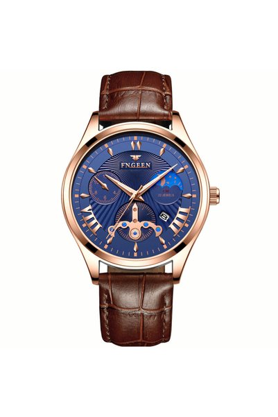 Bluejw Top Reloj FNGEEN Men's Calendar Waterproof Luxury Watches Ultra Thin Q...