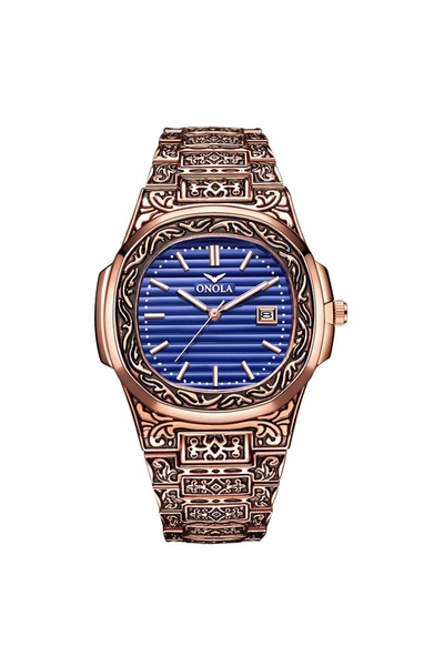 Bluejw Retro Style ONOLA Men's Watch High Quality Quartz Movement Watch for M...
