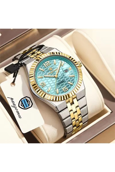 Bluejw PAAZOMU High Quality Men Clock Waterproof Luminous Luxury Man Watch St...
