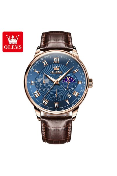 Bluejw OLEVS 2893 Men's Watch High Quality Waterproof Watch for Men with Lumi...