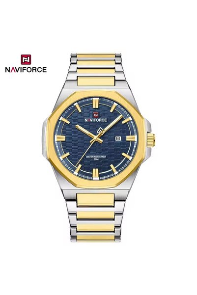 Bluejw NF9245 9245 Stainless Steel Belt Casual Sport Watches Men's Fashion Qu...