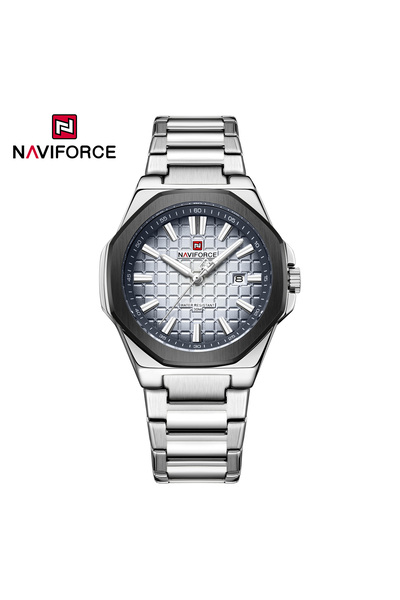 Bluejw NAVIFORCE NF9258 Man Watch Men's Top Brand Luxury Stainless Steel Busi...