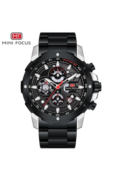 Bluejw ساعة رجالية MINI FOCUS MF0401G، ساعة رياضية أنيقة مع كرونوغراف، ماركة ...