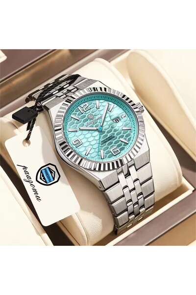 Bluejw PAAZOMU High Quality Men Clock Waterproof Luminous Luxury Man Watch St...