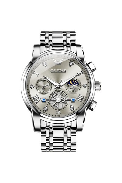 Bluejw Hot Brand OLEVS Watch 2856 High Quality Men's Quartz Watch Fashion Lum...