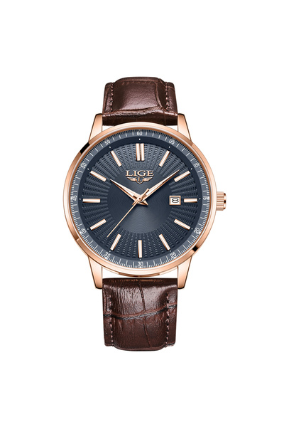 Bluejw ساعات LIGE LG89280 جلدية للرجال بسعر الجملة، ساعات فاخرة مقاومة للماء،...