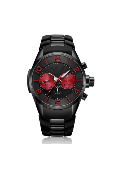 Bluejw DK&YT SL053G Men's Luxury Fashion Quartz Watch Stainless Steel Case Si...