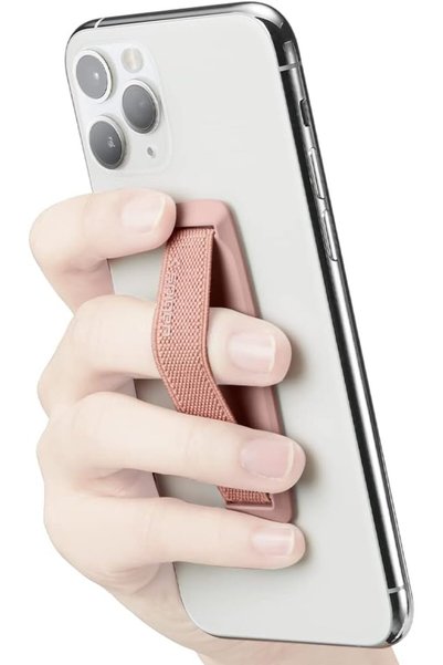 Spigen Flex Strap Cell Phone Grip/Universal Grip/Smartphone Holder Soft Elast...