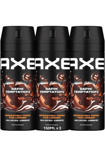 axeweld AXE بخاخ مزيل عرق للرجال، منعش بشكل لا يقاوم لفترة أطول، Dark Temptat...