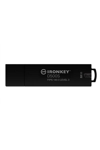 Kingston IronKey D500S 32GB USB флаш памет, USB Type-A, черен