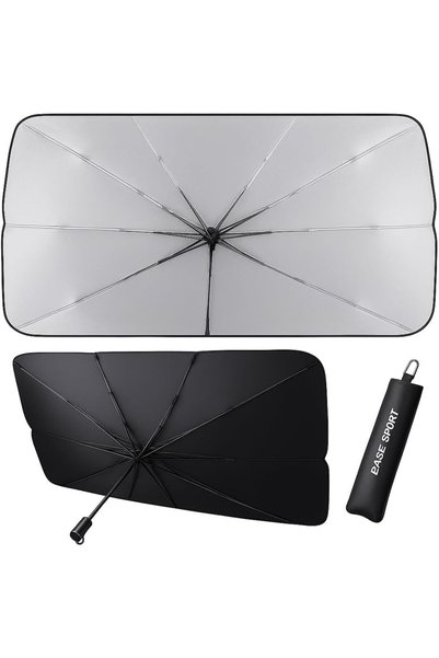 Generic Car Sunshade Windshield ستارة شمسية قابلة للطي لزجاج السيارة الأمامي ...
