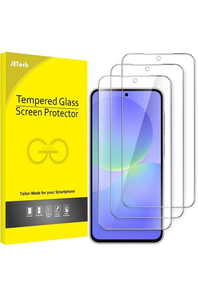 JETech Screen Protector for Samsung Galaxy A37/A36, 3-Pack