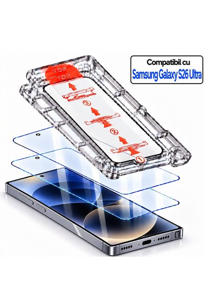 Flippy Folie de Protectie Ecran, Flippy, Samsung S26 Ultra, Sticla Securizata...
