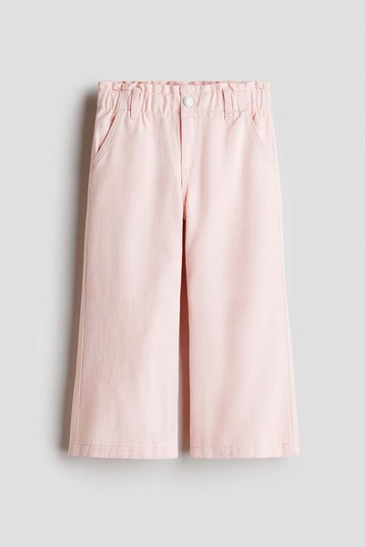 H&M Wide leg paper bag jeans