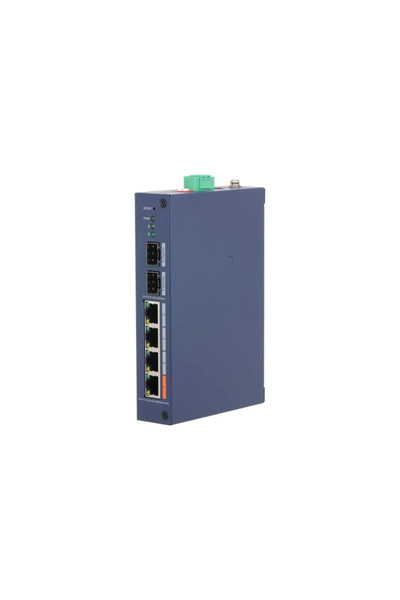 DAHUA Chs4206-4gt-60 4 Port Gıgabıt+2 Port Port Sfp Uplınk Cloud Yönetilebilir 60w Poe Endüstriyel S