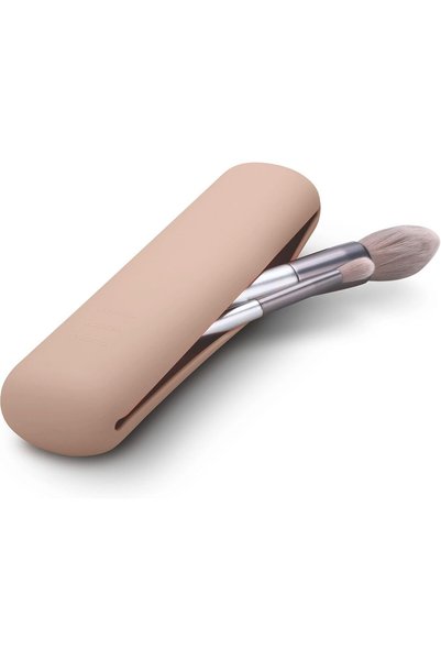 ASKIND Travel Makeup Brush Holder, Magnetic Anti-fall Out Silicon Portable Co...