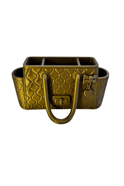 Aşkın4eli Multi-Compartment Desktop Organizer with Bag Design