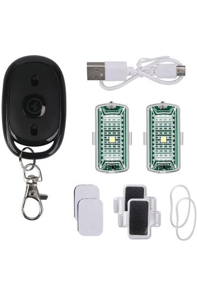 TERRIFI مصابيح LED ستروب لاسلكية قابلة لاعادة الشحن مع بطارية 600mAh، مصابيح ...