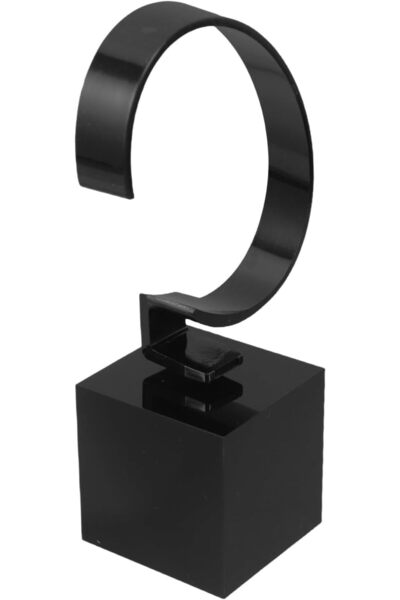 Baluue 1pc Black Acrylic Watch Display Rack Single Holder Compact Jewelry Org...