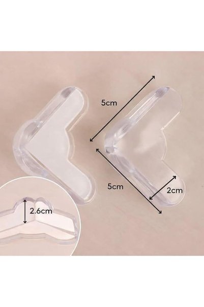 Generic Transparent Protection Angle with Self Adhesive Tape Baby Proofing Gu...