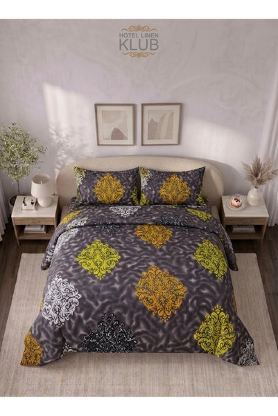 Hotel Linen Klub 3-Piece Printed Duvet Cover Set – Single Size, 165 x 225 cm ...