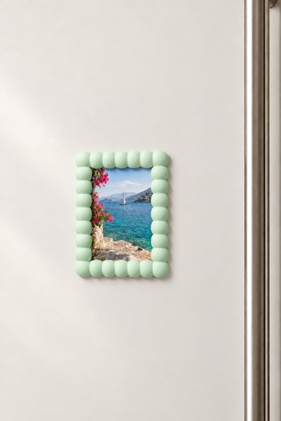 Han Labs Kabarcık Bubble Mıknatıslı Fotoğraf Çerçevesi Buzdolabı Magneti 5x7,...