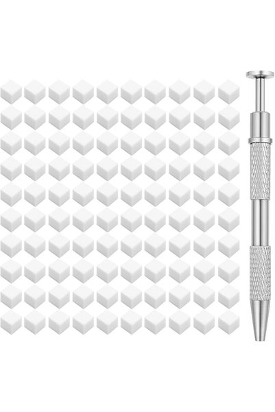 ALMEKAQUZ 100PCS Nail Sponges for Ombre Nail Art with 1 Grab Pen ,Gradient Na...