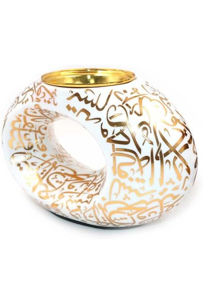 Bakhoor BoSidin Small Oud Burner – Museum of the Future Inspired Design | High-Quality Incense Holder | Modern Ceram