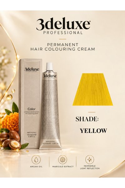 3Deluxe Professional Professional Permanent Hair Color Cream with Argan Oil &...