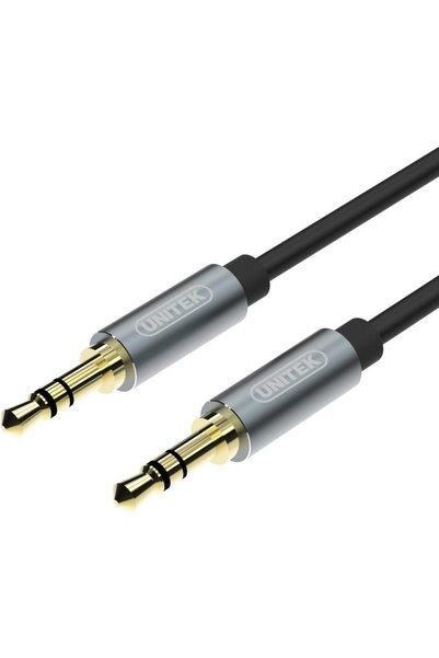 Ronanna 3.5mm AUX Ses Kablosu Erkek Erkek 1 Metre Siyah Y-C926ABK