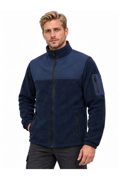 KARACANLAR Softshell Polar Ceket 3 Cepli, 280gr Anti-Pilling Polar, Normal Kalıp
