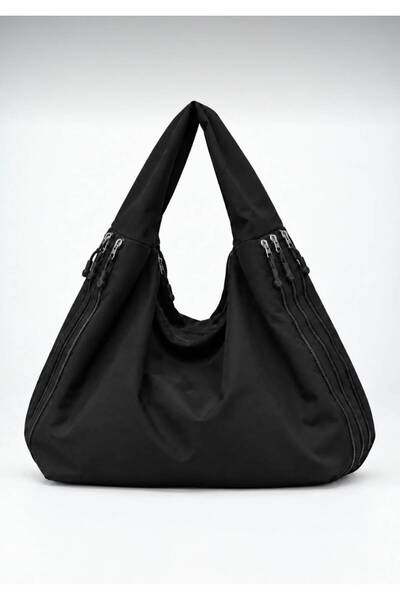bag حقيبة كتف رياضية نسائية مبطنة من قماش الباراشوت