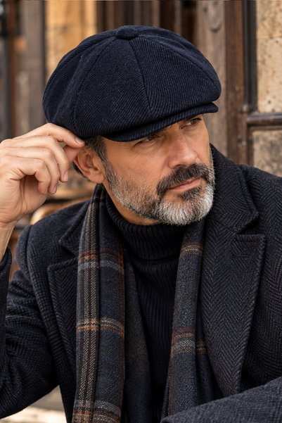 Ritagarcia Men's Cap Peaky Blinders Stamped Fabric Hat Cap