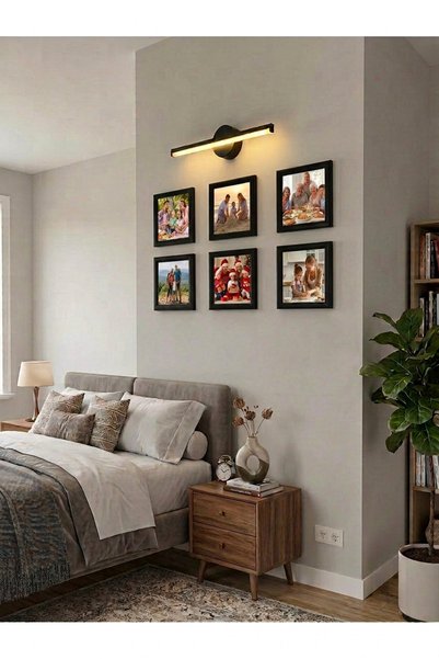 Yoko Home 6 Adet 20x20 cm Kare Fotoğraf Çerçevesi Seti Modern Duvar Dekorasyonu