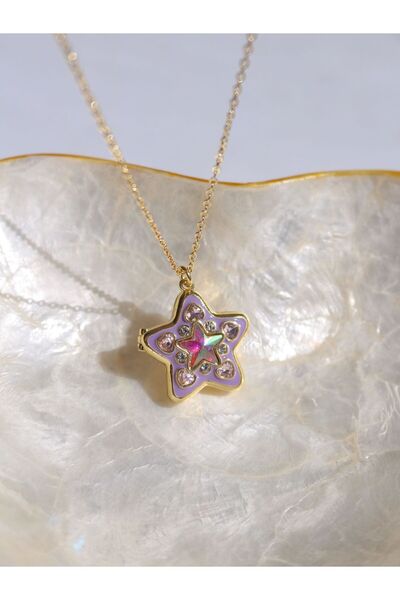Reorah Collection Cosmic Star Covered Necklace