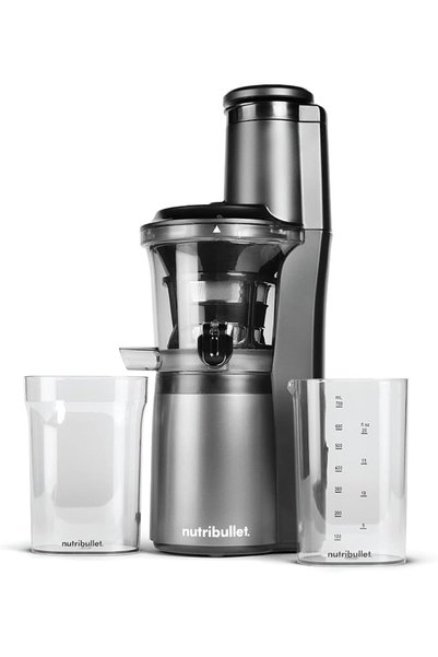 Nutribullet عصارة بطيئة، آلة عصر بطيئة، سهلة التنظيف، محرك هادئ ووظيفة عكسية