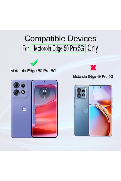 Ibywind قطعتان من واقي الشاشة لهاتف موتورولا إيدج 50 برو 5G مقاس 6.7 بوصة، في...