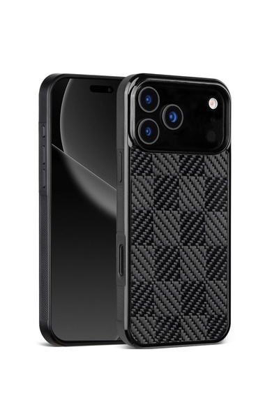 XGSM Husă iPhone 17 Pro Max, Husă din fibră de aramidă, Compatibilă MagSafe, ...