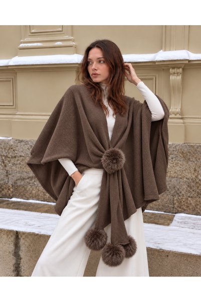 Luminos Butik Vizon Basic Poncho P-005